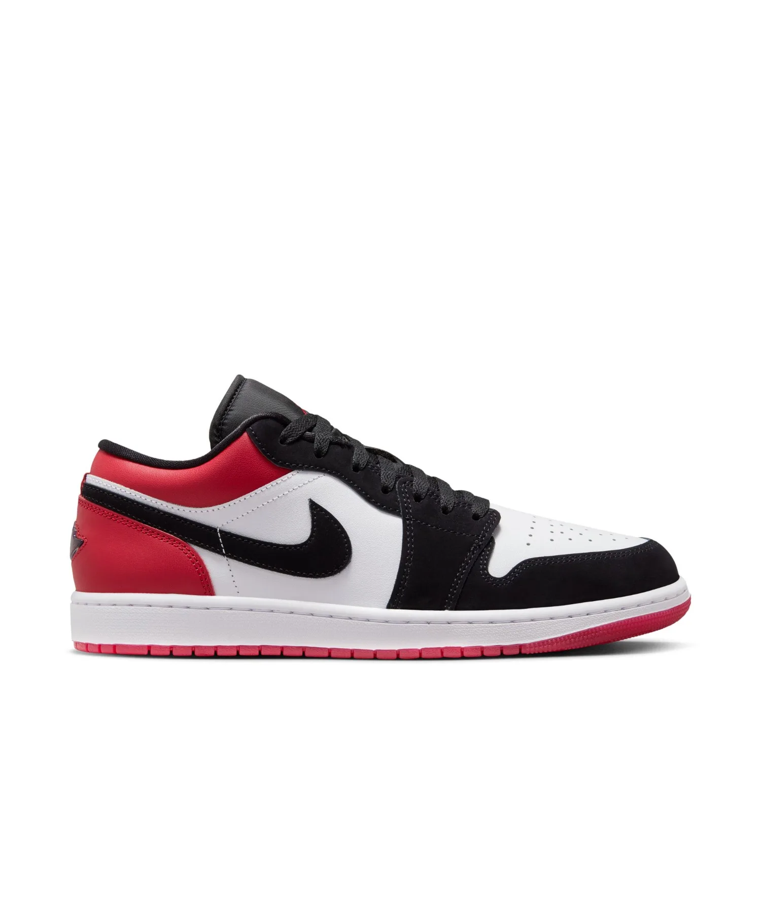 Мужские кроссовки AIR JORDAN 1 LOW SE Jordan Brand черно-красные — фото 3