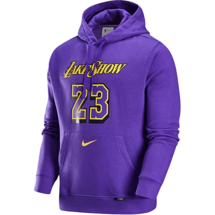 Nike Свитшот NBA James Los Angeles Lakers All over Purple