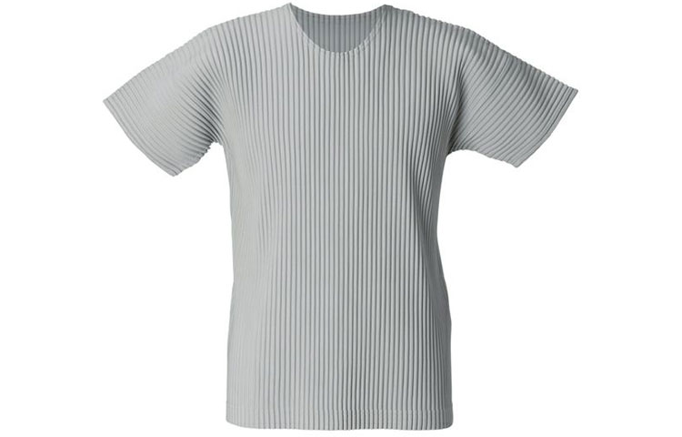 

Футболка мужская светло-серая Homme Plissé Issey Miyake, светло-серый