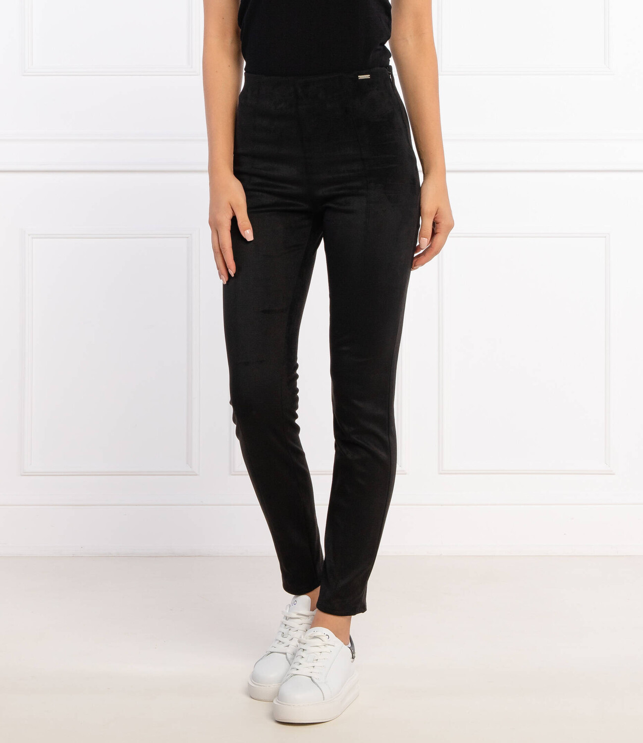 

Леггинсы GUESS slim fit, черный