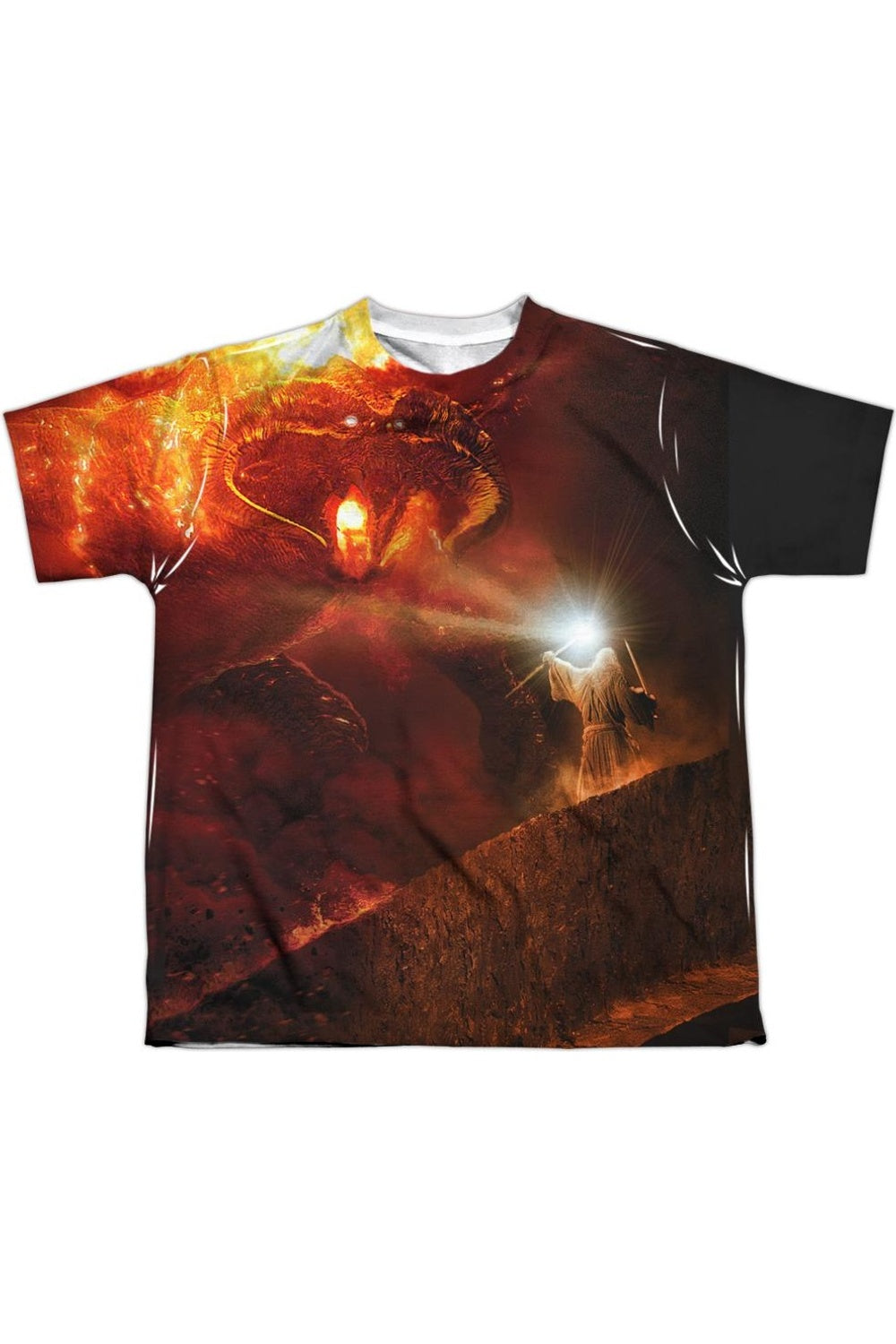 

Футболка с коротким рукавом для детей "Властелин Колец: Прохода нет" Gildan, белый