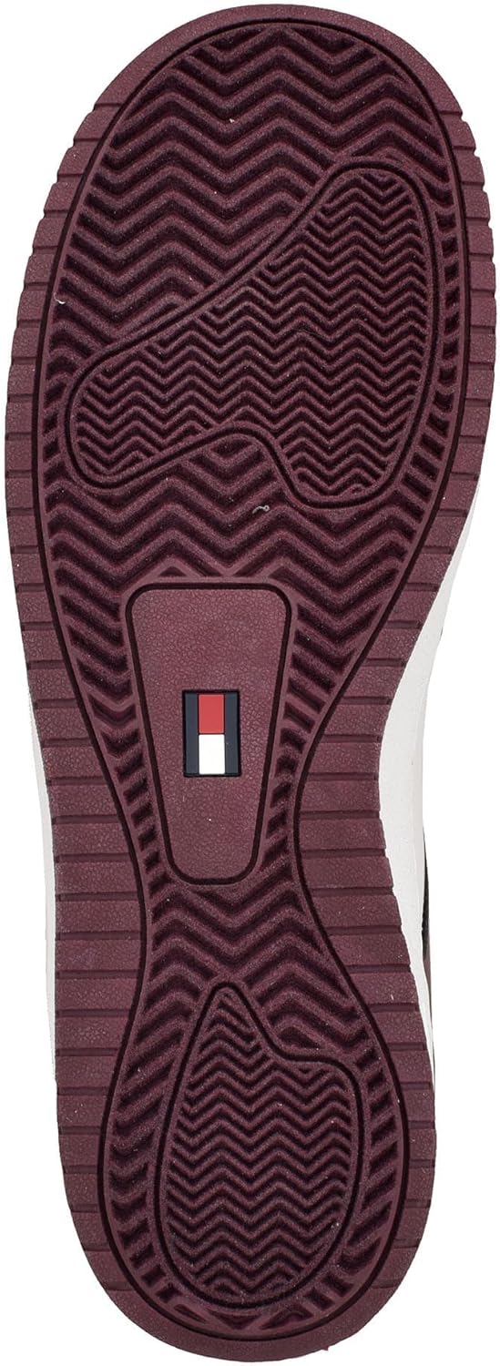 Мужские кроссовки Tommy Hilfiger Krane, белый/бордовый — фото 3