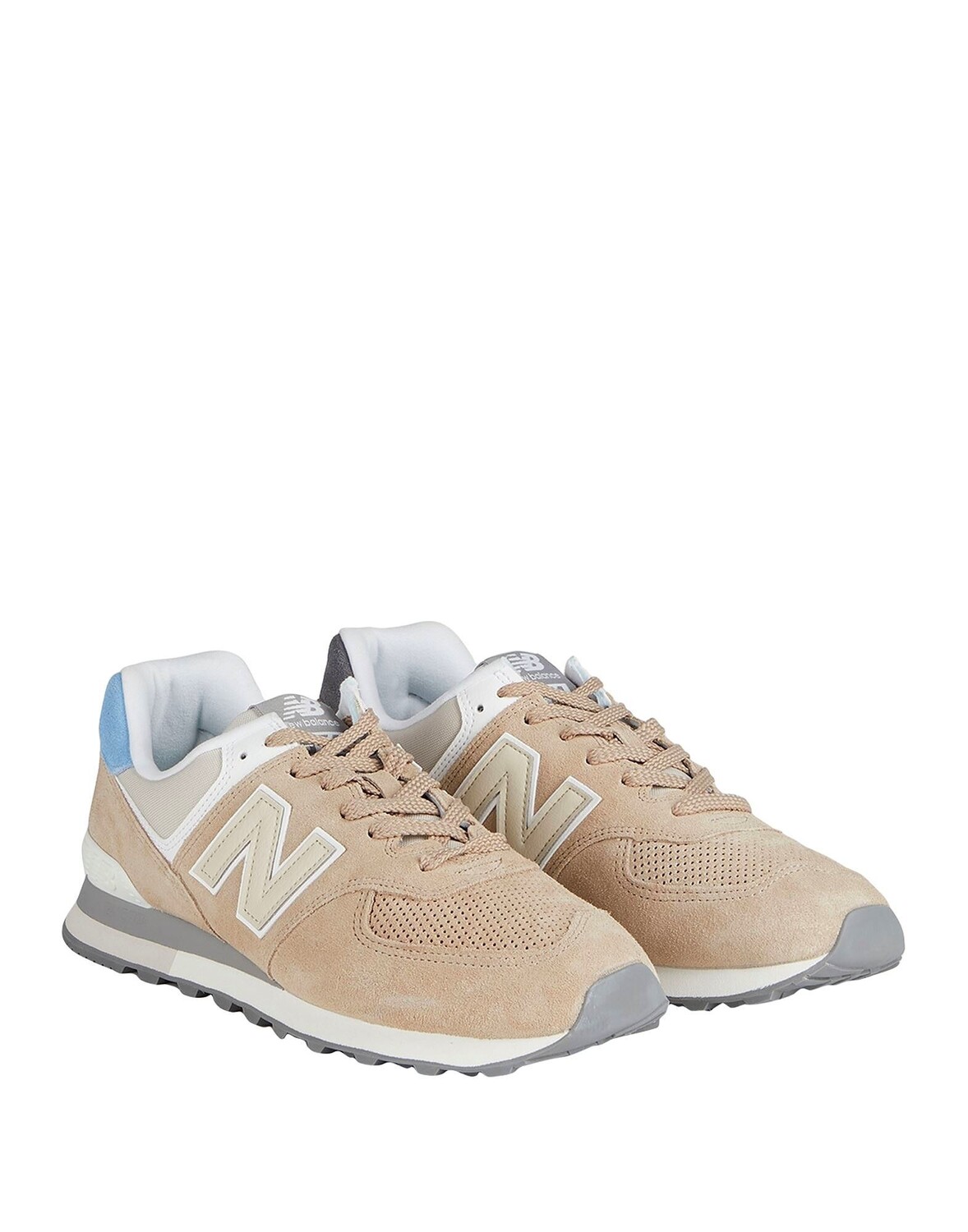 Кеды New Balance, бежевый — фото 2