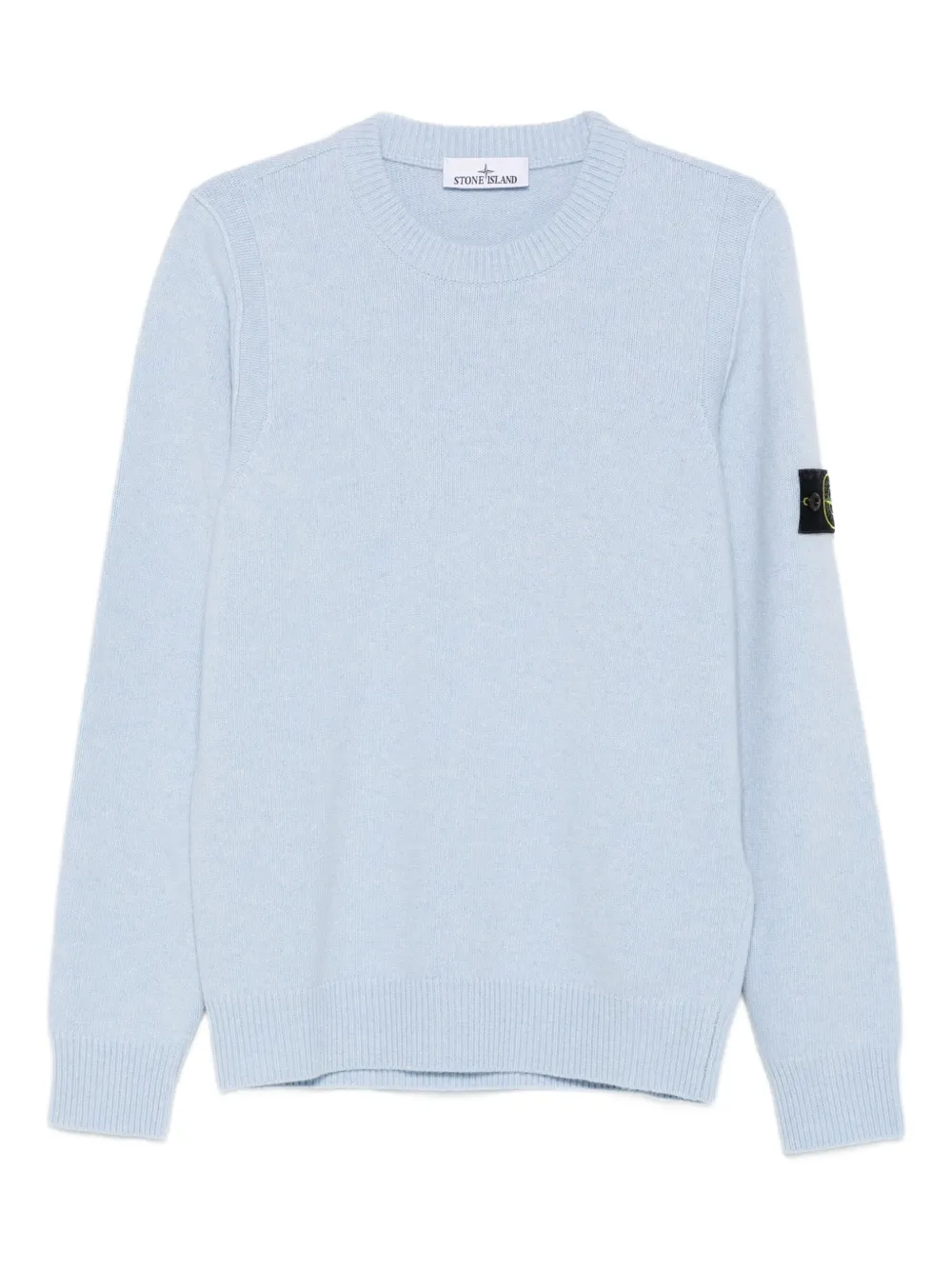 

Свитер из смесовой шерсти с рисунком компаса Stone Island, синий