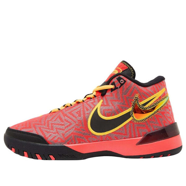 

Кроссовки zoom lebron nxxt genisus 'bright crimson' Nike, красный
