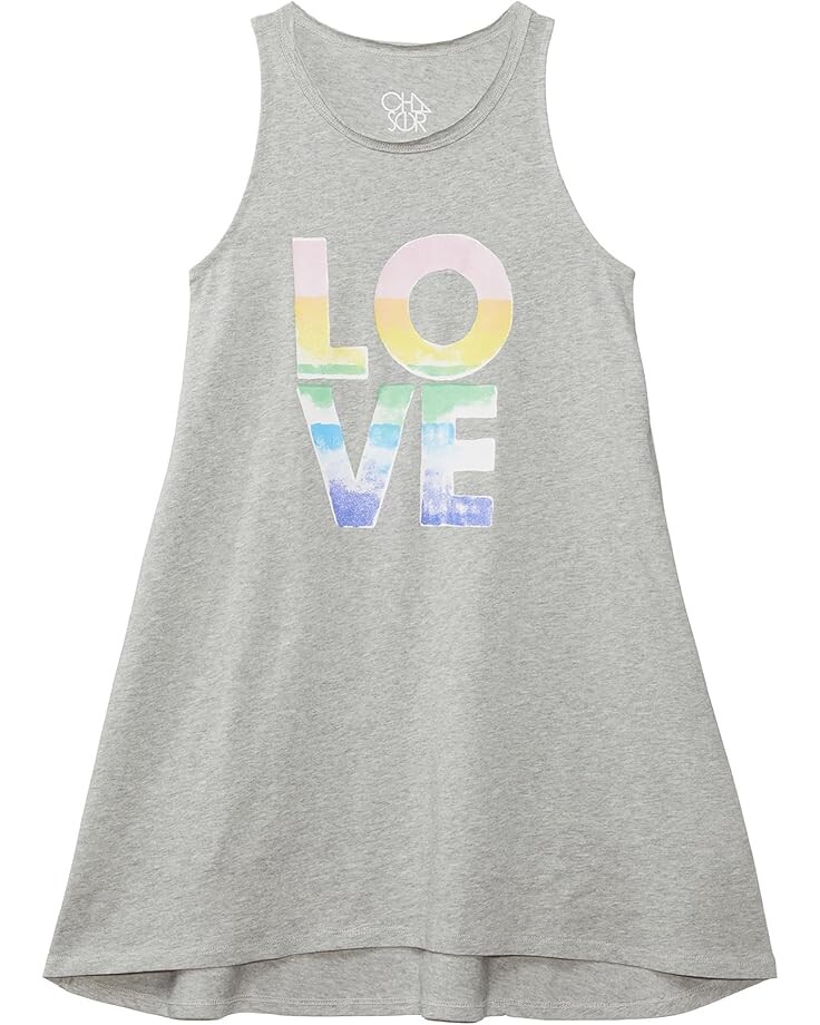 

Платье Chaser Kids Cotton Jersey Tank Dress, цвет Heather Grey