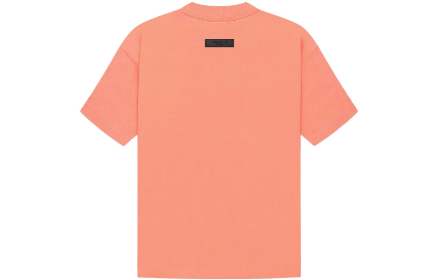 Футболка для детей с круглым вырезом Fear Of God Essentials, кораллово-красный — фото 4