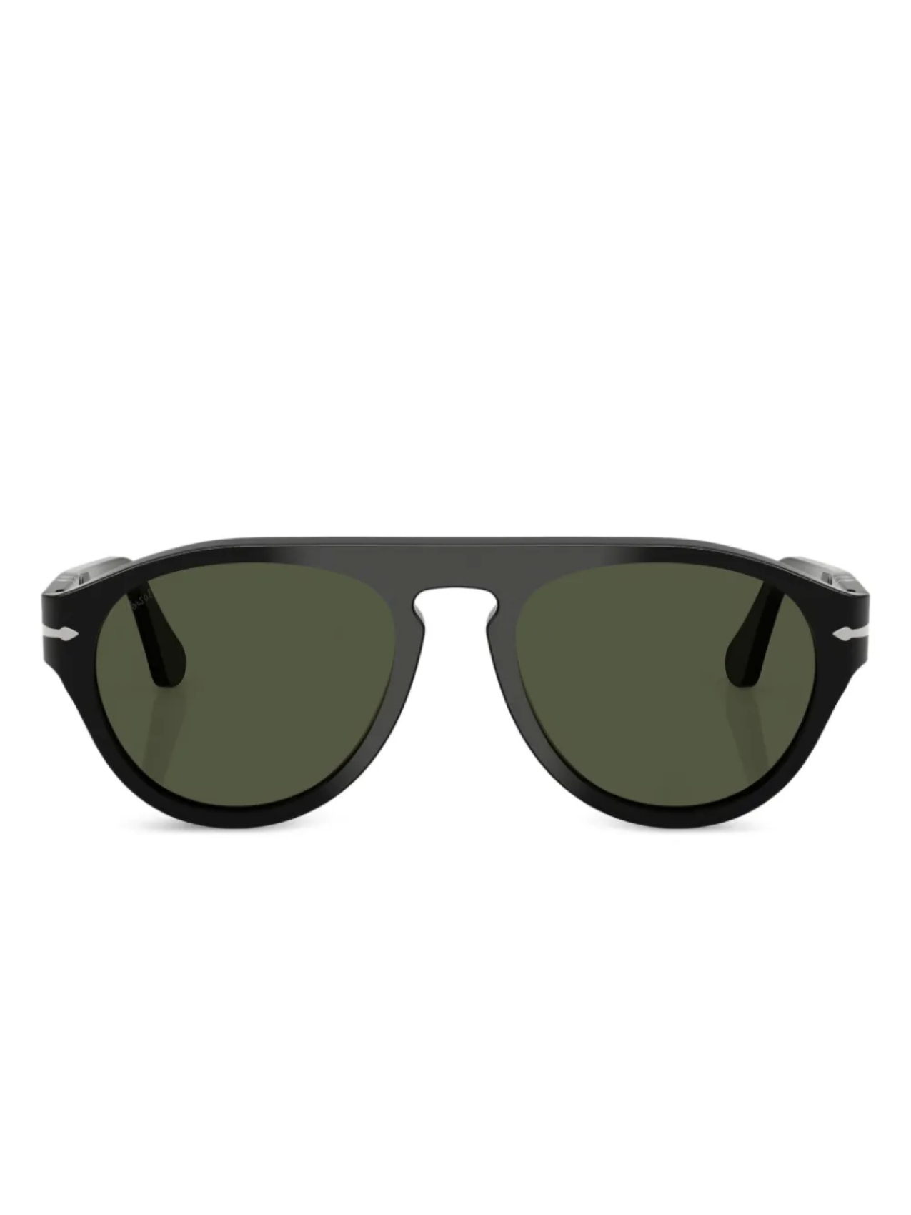 

Солнцезащитные очки в овальной оправе Persol, черный