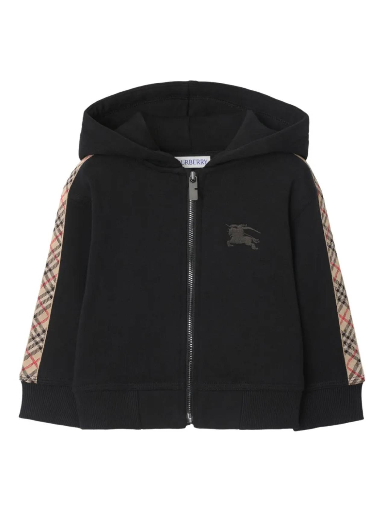 

Детская хлопковая толстовка на молнии Burberry Kids