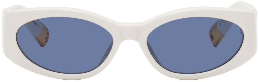 

Солнцезащитные очки Les lunettes Ovalo JACQUEMUS, белый
