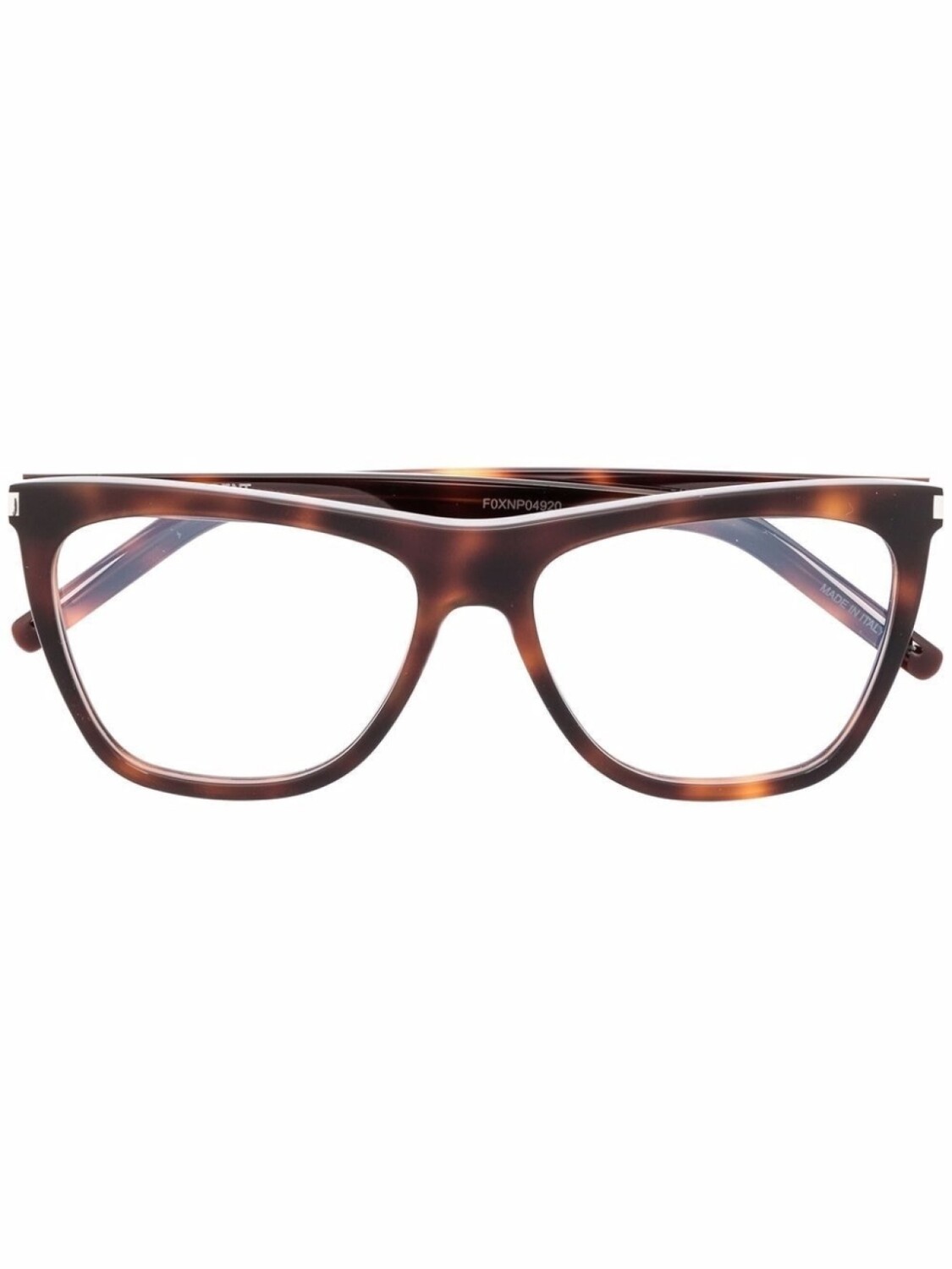 

Saint Laurent Eyewear очки трапециевидной формы, коричневый