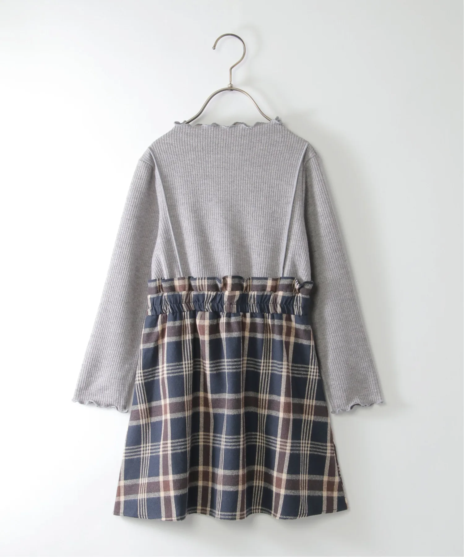 Платье для верховой езды в рубчик Mellow Rib (120–160 см) Ikka, Midi Gray