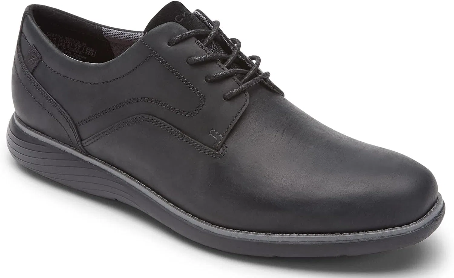 Мужские оксфорды Rockport Garrett с гладким носком, Black — фото 2