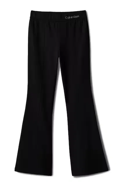 Леггинсы с расширенными штанинами Calvin Klein Jeans, черный — фото 2
