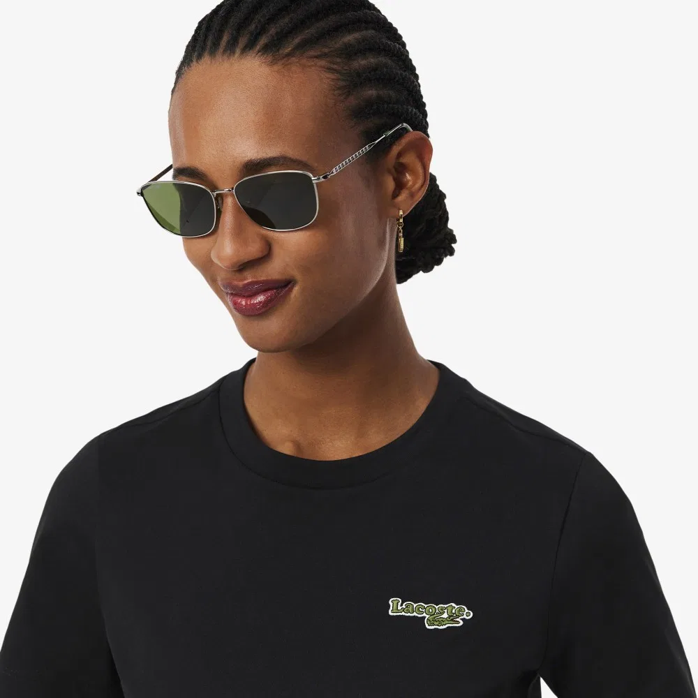 Футболка Lacoste Soft Branding, чёрная — фото 2