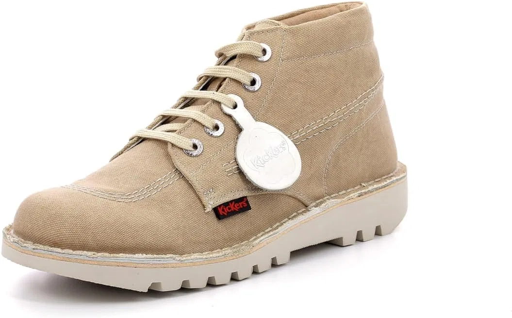 Ботинки Kickers Herren Kick Hi Mode-Stiefel, Light Beige