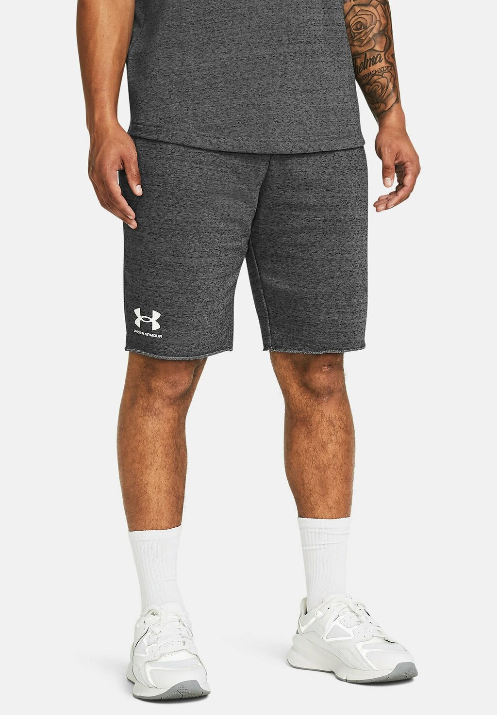 

Спортивные шорты RIVAL Under Armour, цвет castlerock light heather
