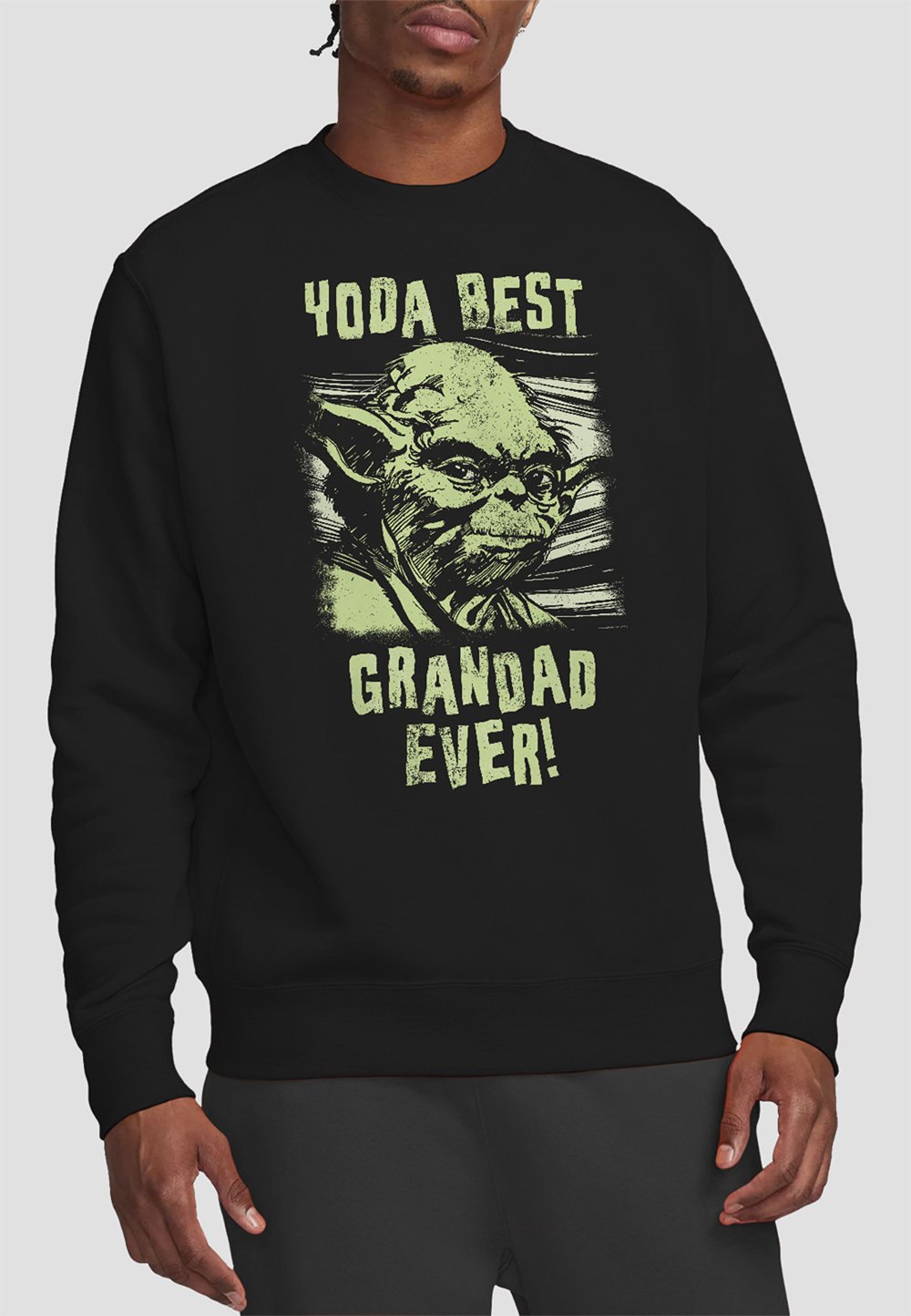 

Толстовка STAR WARS YODA BEST GRANDAD COMIC PRINT Star Wars, черный