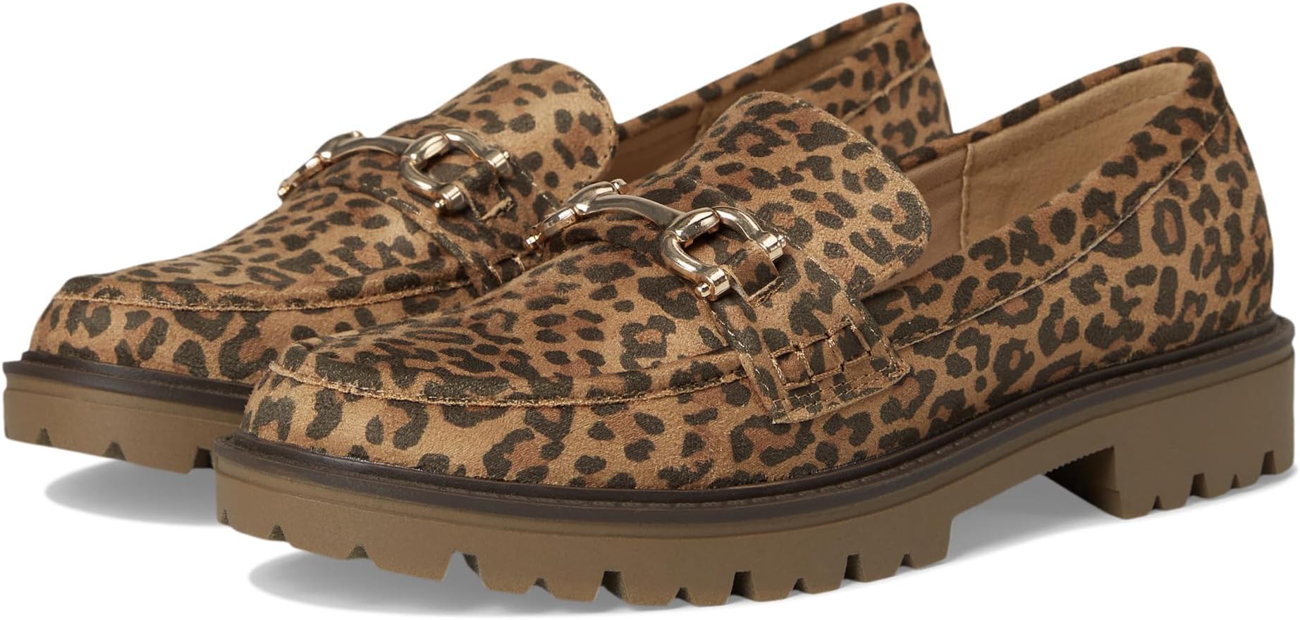 Лоферы Journee Collection Women's Jessamey, Leopard/Camel
