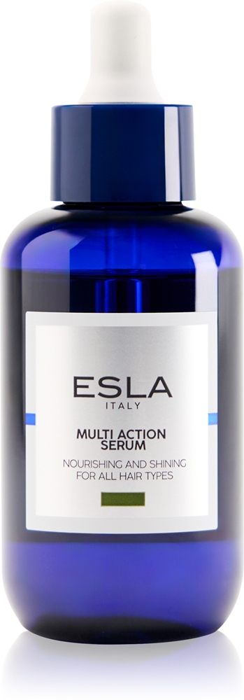 

Сыворотка Multi Action - многофункциональное средство для волос, придающее им блеск и мягкость. Esla Italy, 100 мл