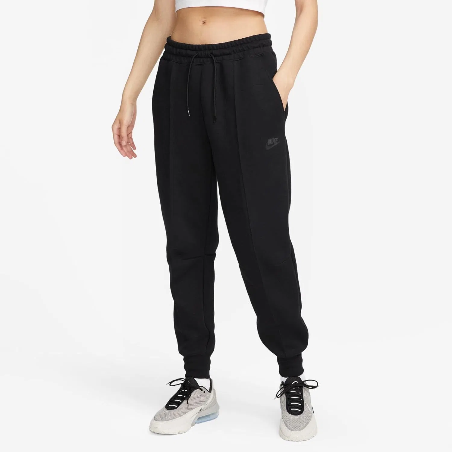 Спортивные брюки Tech Fleece Nike, женские, Black