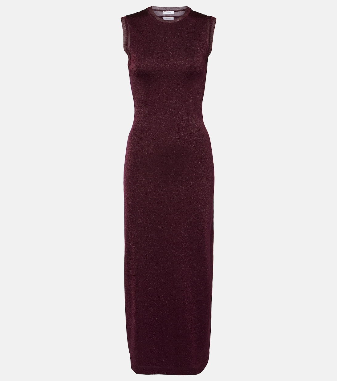 

Длинное платье с люрексом Ferragamo, Oxblood Lurex