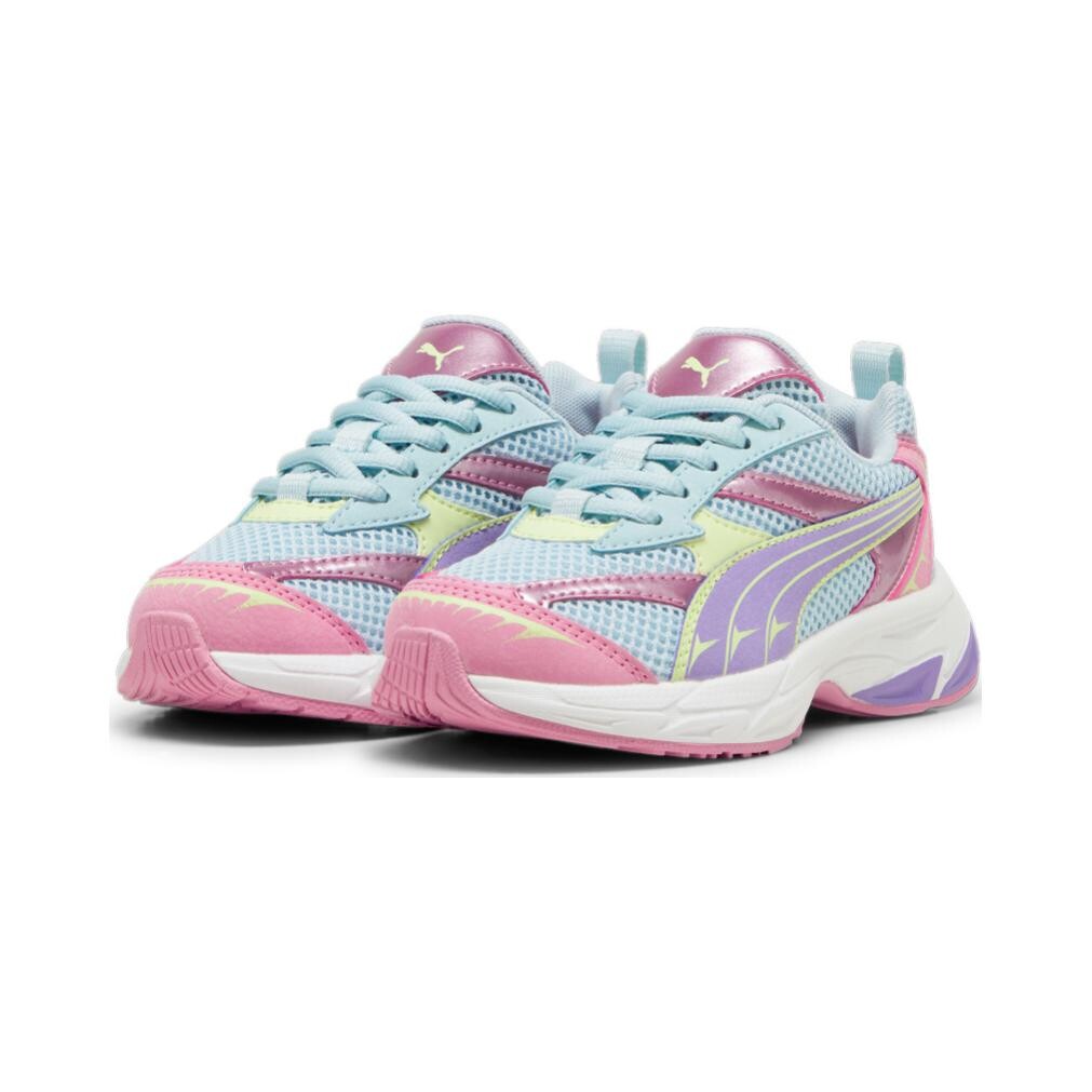 Кроссовки Puma Morphic Kids Lifestyle Shoes PS, синий/розовый — фото 3