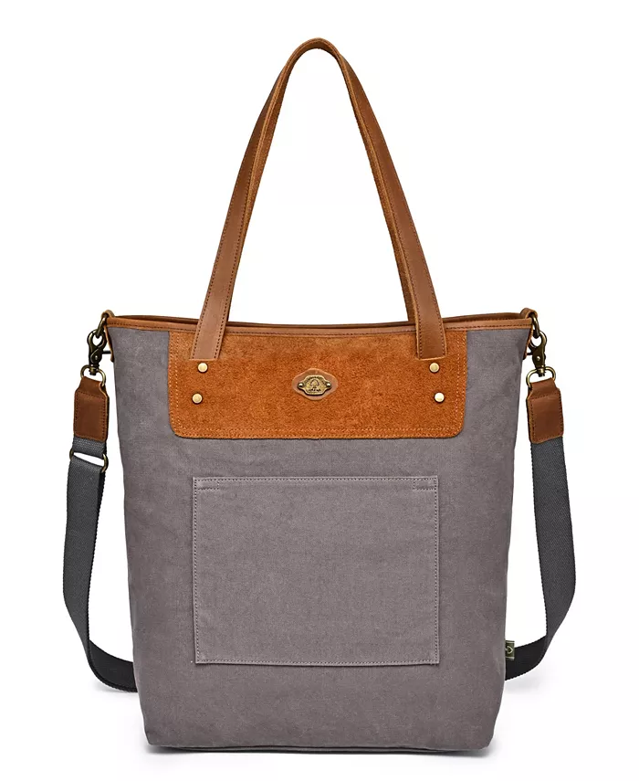 

Сумка-шоппер Valley Oak из хлопка TSD BRAND, коричневый/бежевый