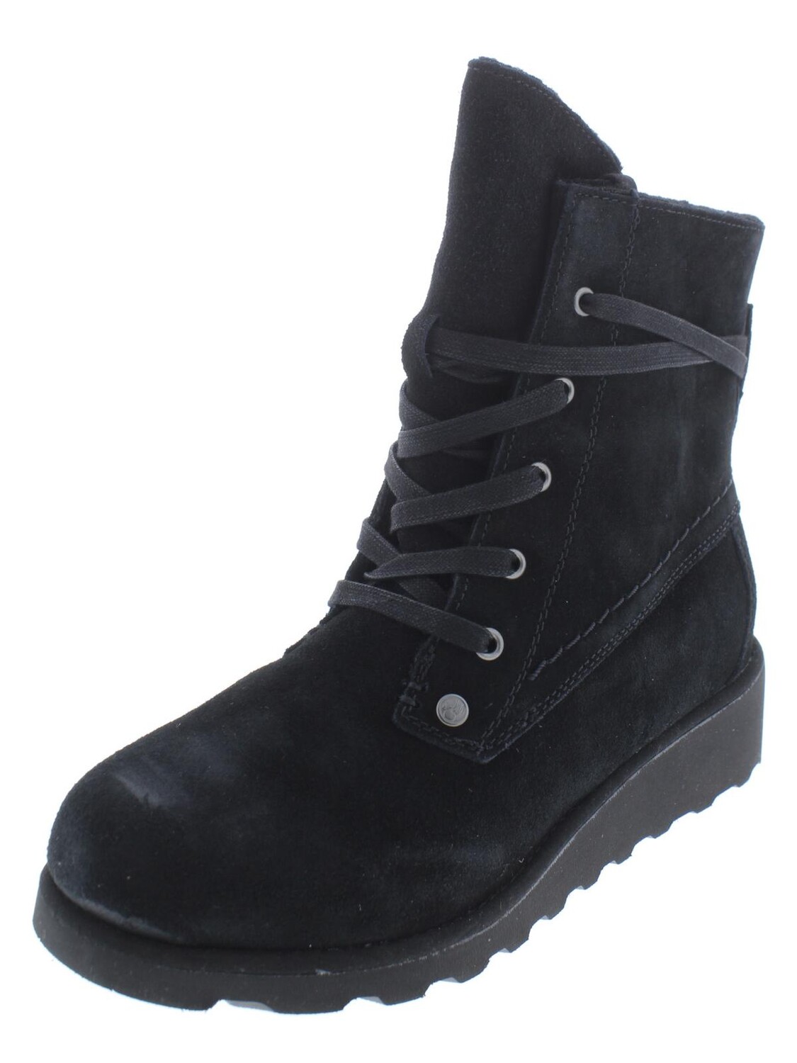 

Женские ботильоны на танкетке Krista BEARPAW, цвет Black Ii Suede