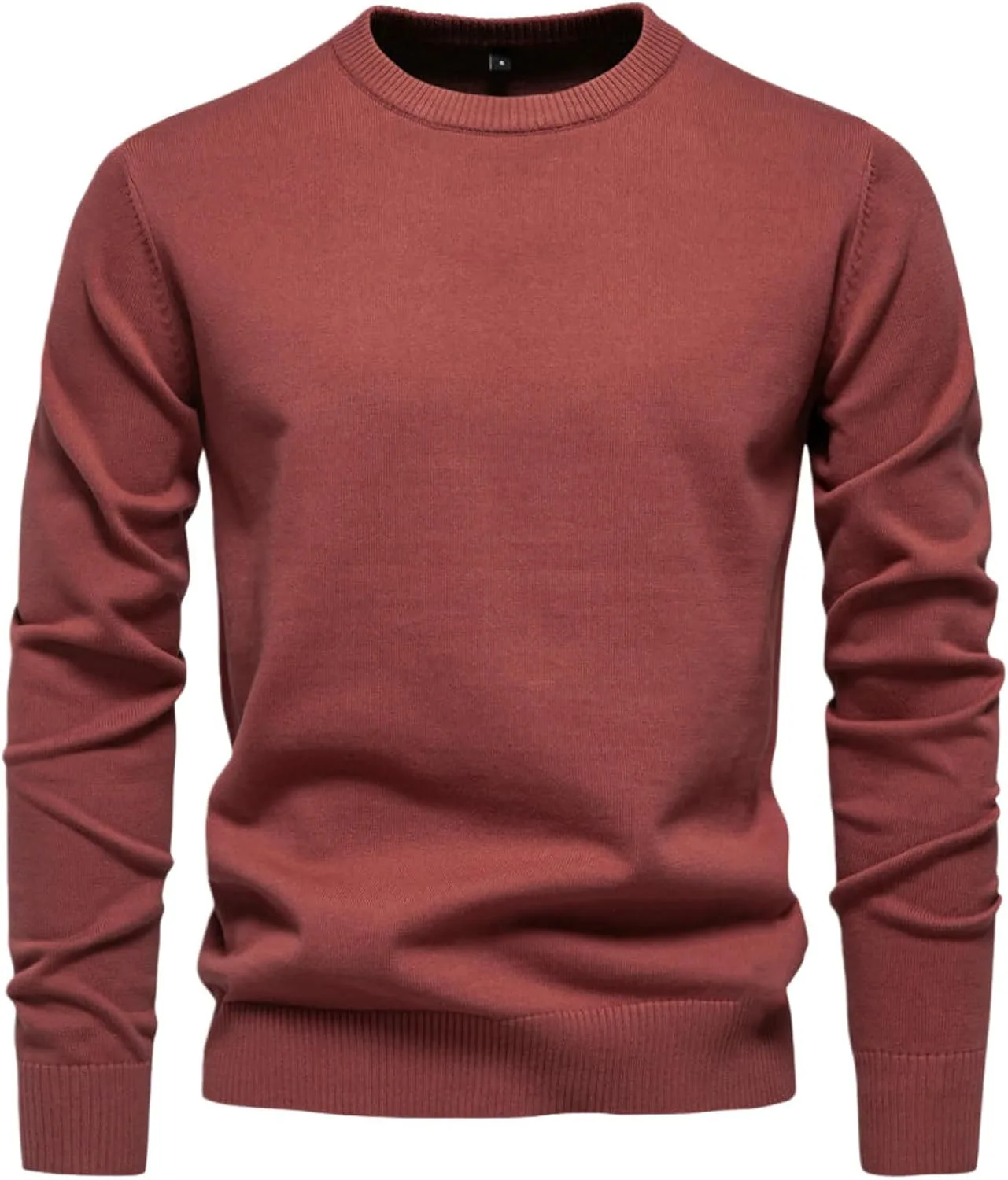 

Мужской свитер с круглым вырезом из хлопка FOLKFOLD