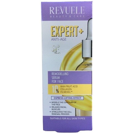 Сыворотка Revuele — Expert+ Антивозрастная ремоделирующая для лица, 25 мл — фото 3