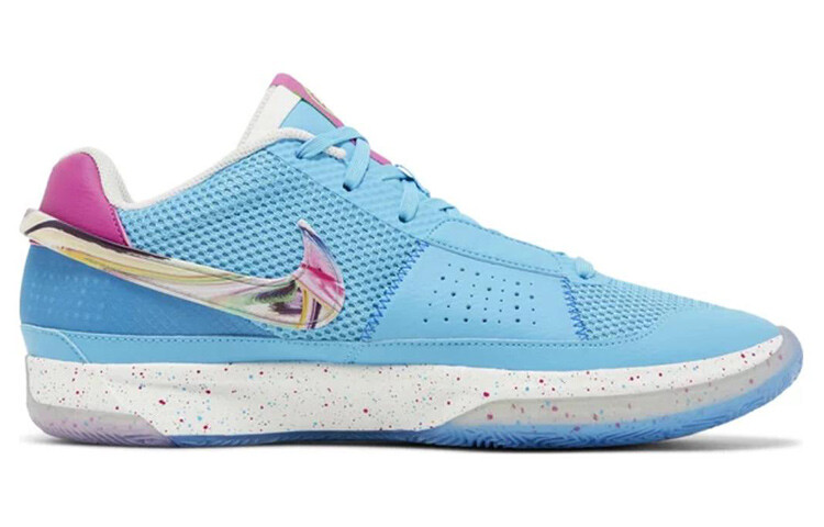 Кроссовки Nike Ja 1 Basketball, голубой/фиолетовый — фото 2