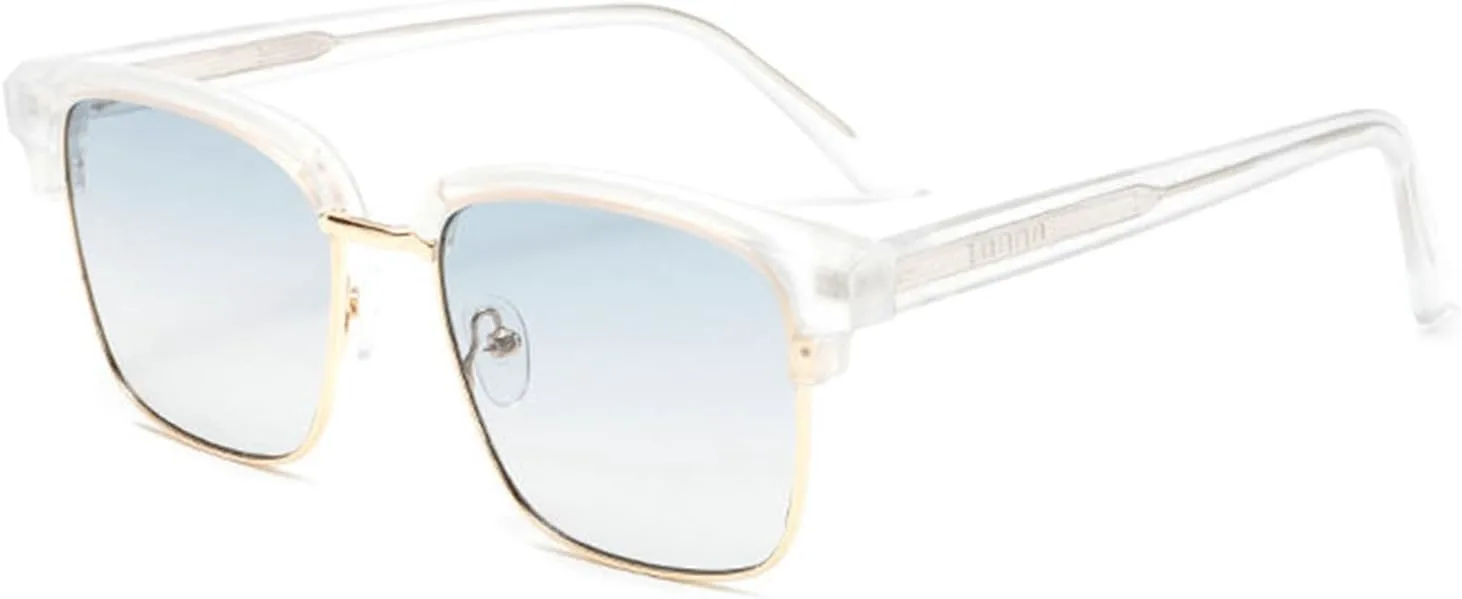 

Хелена Ретро Модные Квадратные Солнцезащитные Очки для женщин и мужчин Квадратная Полуоправа Солнцезащитные Очки с градиентом Классические Прямоугольные helena, C3