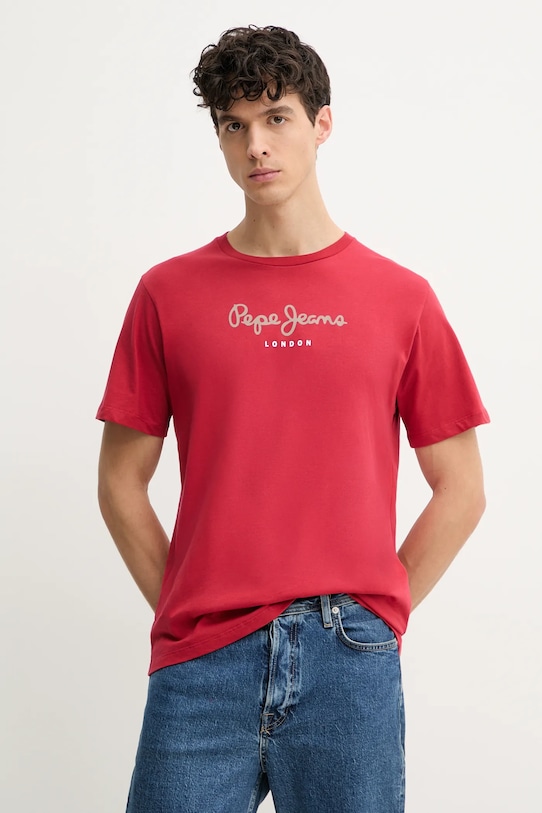 

Футболка хлопковая Eggo Pepe Jeans, красный