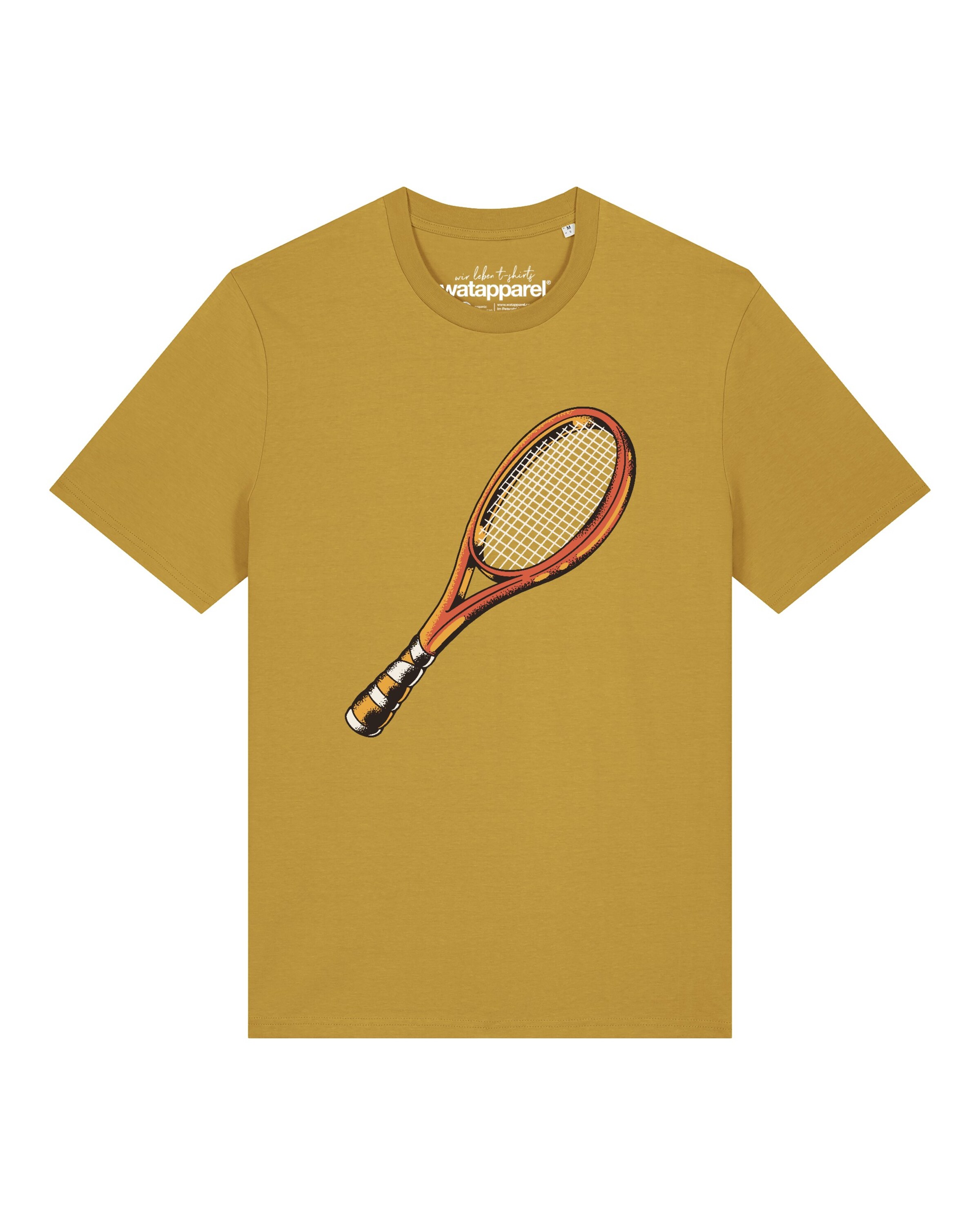 

Watapparel Футболка 'Tennisschläger' в цвете Mustard