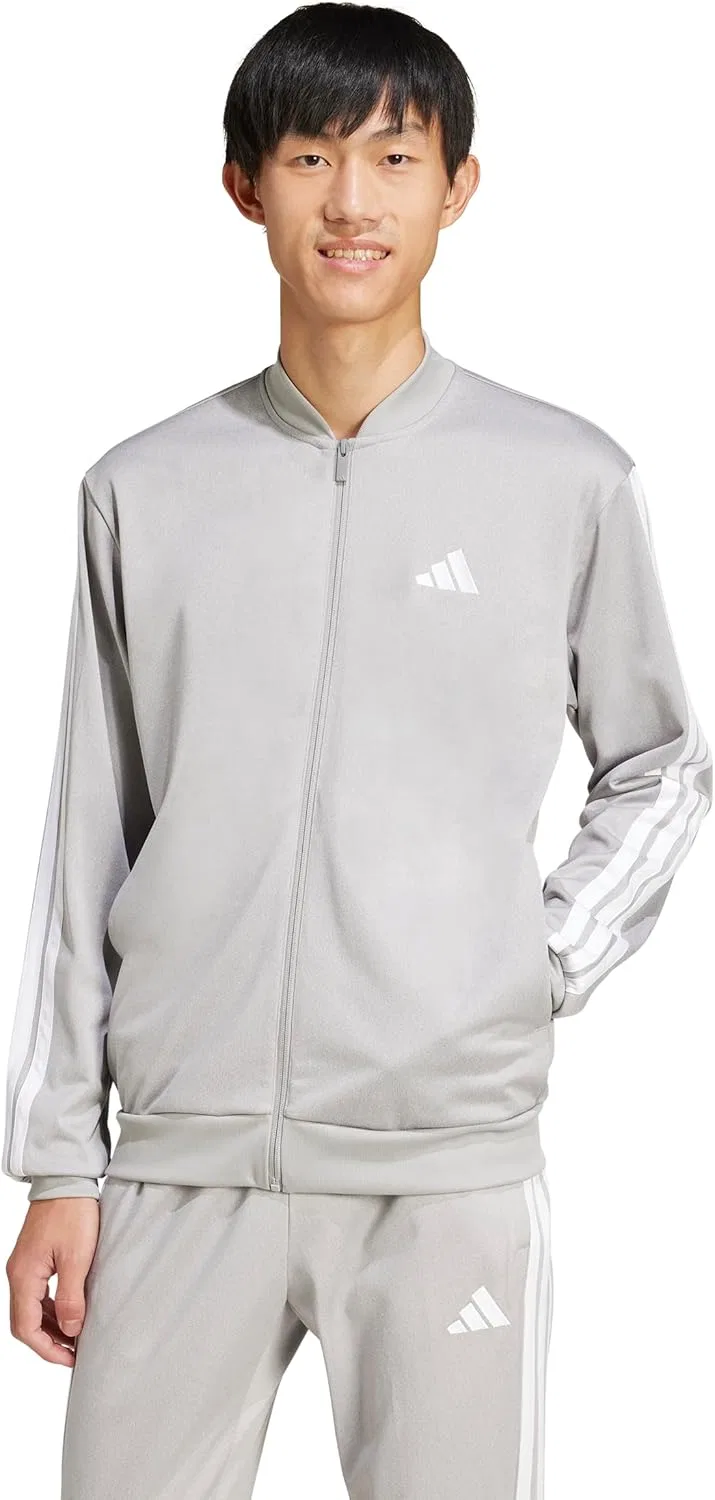 Трек-куртка мужская adidas, цвет Grey Heather