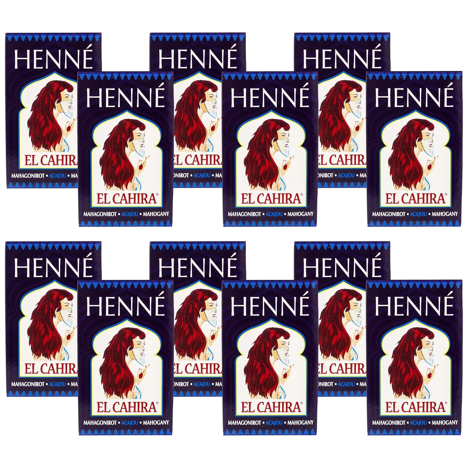Растительная краска для волос Henna El Cahira Mahogany от Hennedrog Generisch