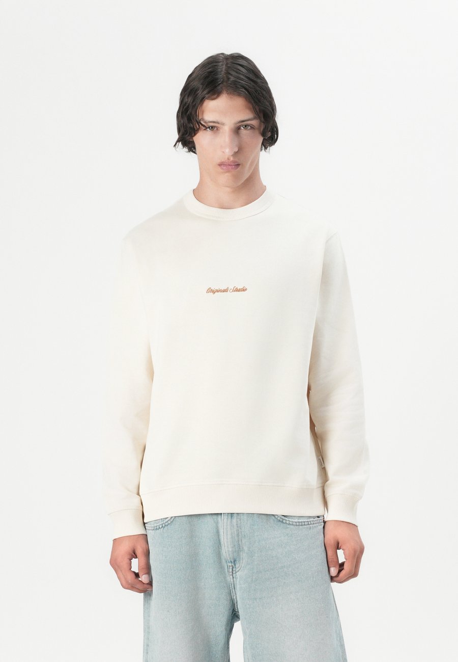 

Толстовка Jack & Jones JORNORREBRO EMB CREW, Antique White/White