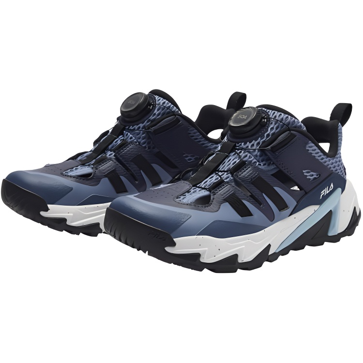 FILA KIDS Легкие амортизирующие низкие детские уличные кроссовки washed blue/thick wool blue для детей — фото 4