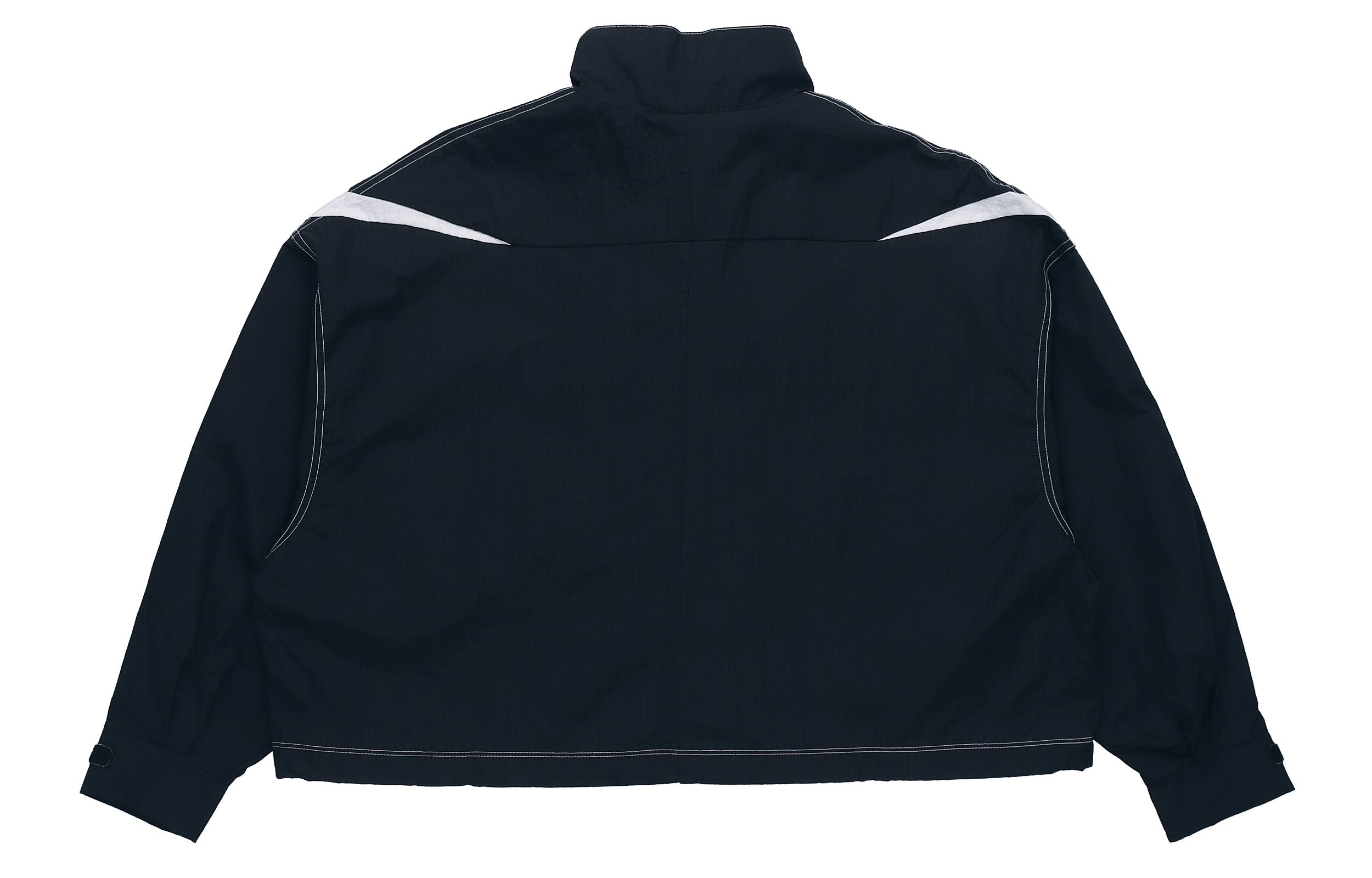 Куртка (WMNS) Nike Sportswear Swoosh Sports Stand Collar Woven Jacket Autumn Black DD5585-010 — фото 2