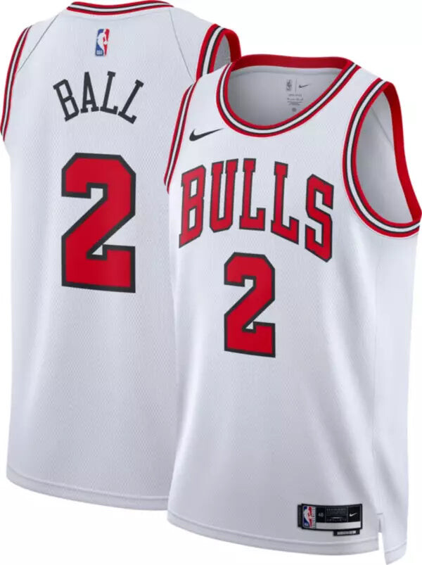 

Майка Nike x NBA Chicago Bulls Lonzo Ball Jerseys 'White', белый