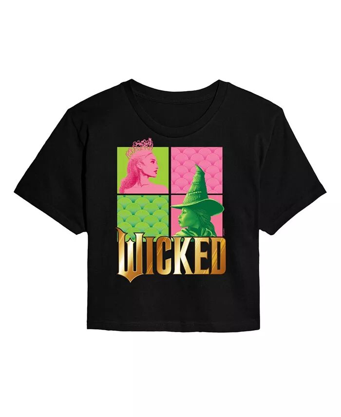 

Футболка Juniors Trendy Wicked Elphaba Glinda с принтом Hybrid Apparel, черный