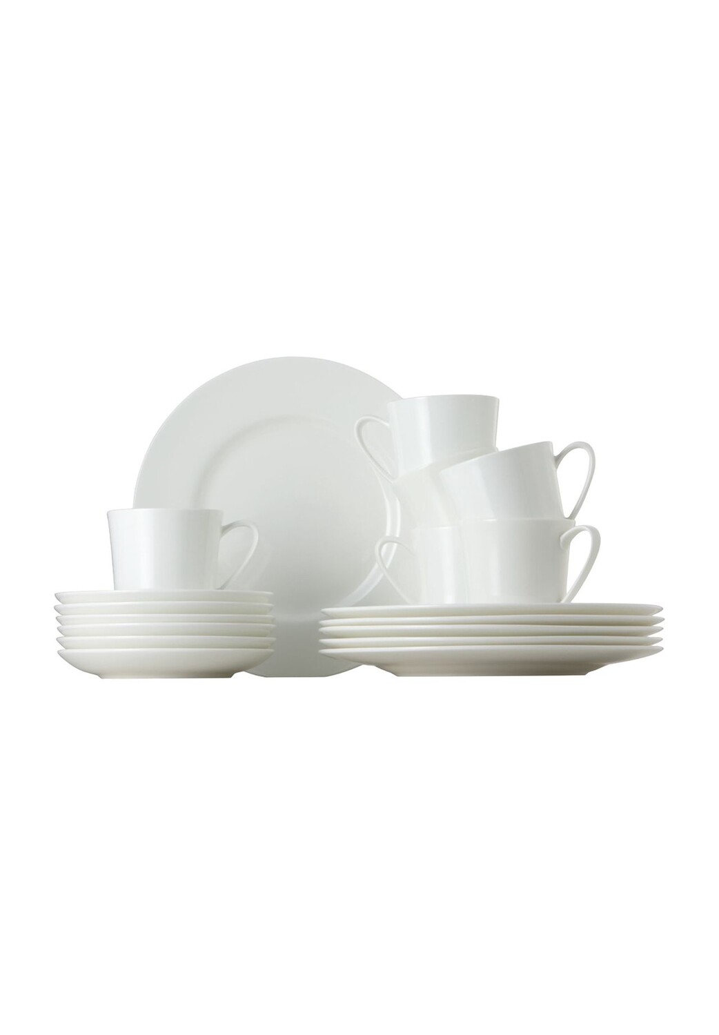 

Кофейный набор Нефрит, 18 предметов Rosenthal, белый