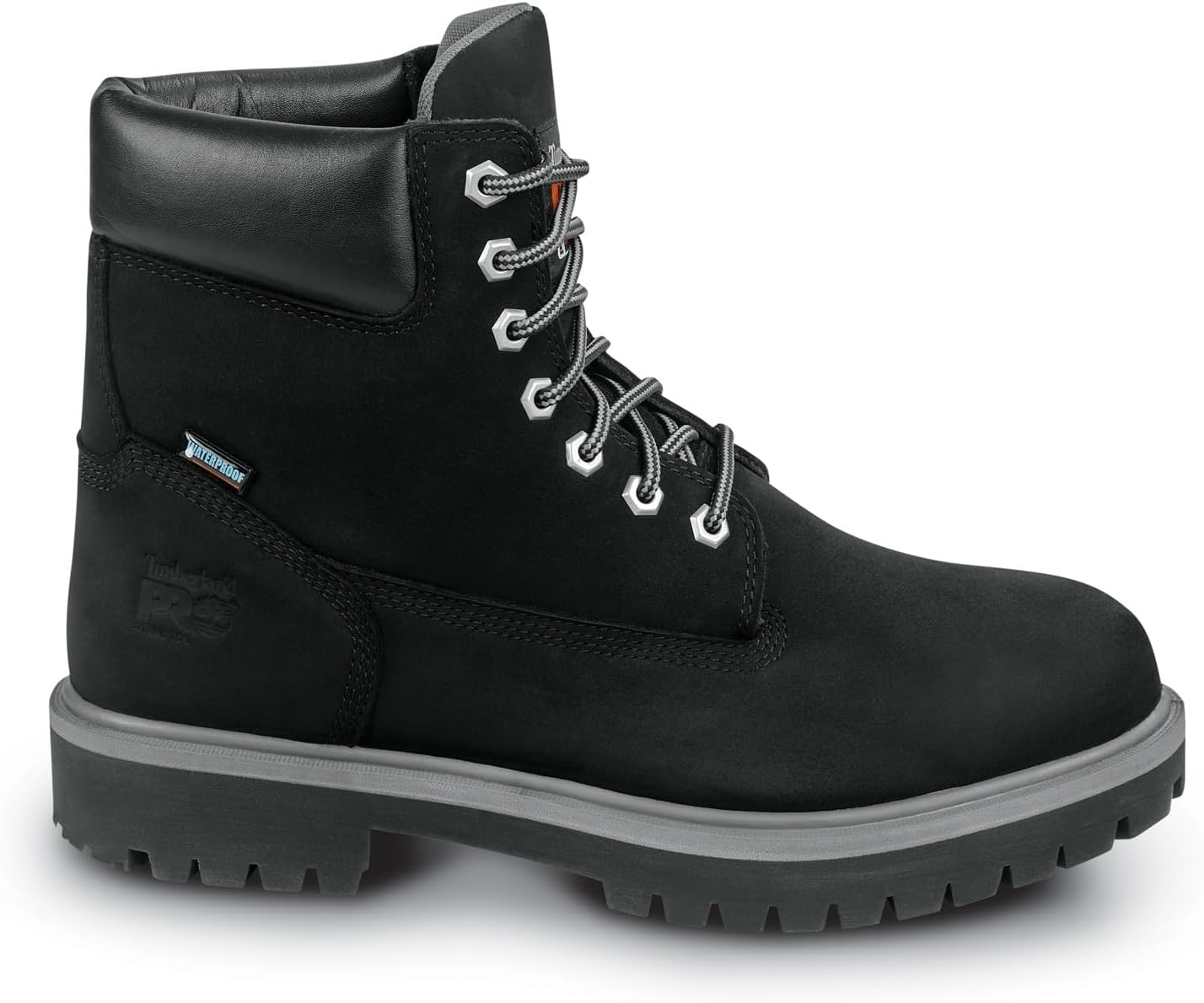 Timberland PRO мужские 6 Black Nubuck/Gray Direct Attach MaxTRAX Soft Toe водонепроницаемые утепленные ботинки (11.0 M) — фото 2