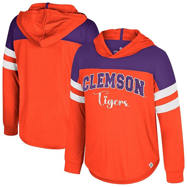 Детская толстовка с длинным рукавом Clemson Tigers Reflection оранжевая Colosseum — фото 2