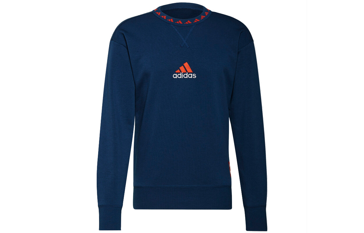 

Толстовка мужская темно-синяя Adidas, темно-синий