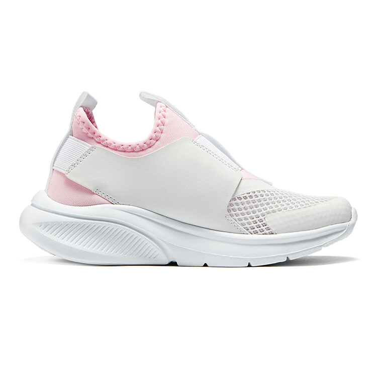 Кроссовки Skechers Girls Kids Lifestyle Shoes Kids Mid-top White/pink, белый — фото 2