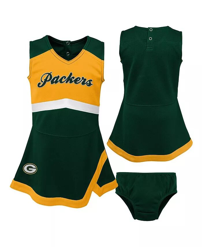 

Платье для девочек Green Bay Packers Cheer Captain с шароварами Outerstuff