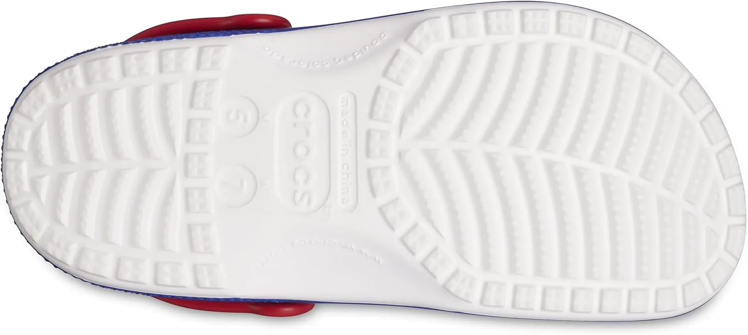 

Кроксы унисекс для взрослых Classic Collegiate, подарки Clemson, Clemson Tigers, подарки для футбола Crocs