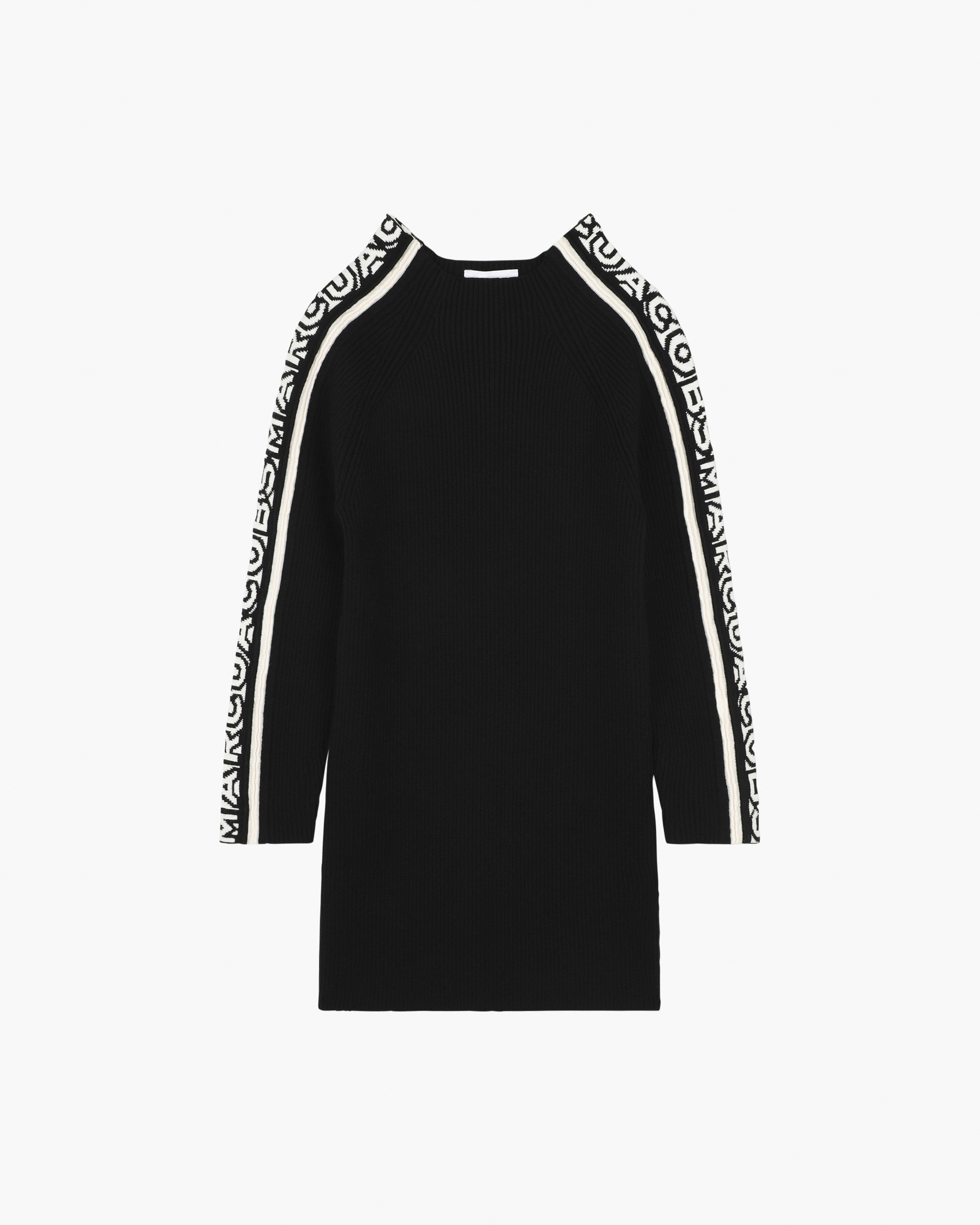 

Вязаное платье с логотипом Marc Jacobs, черный
